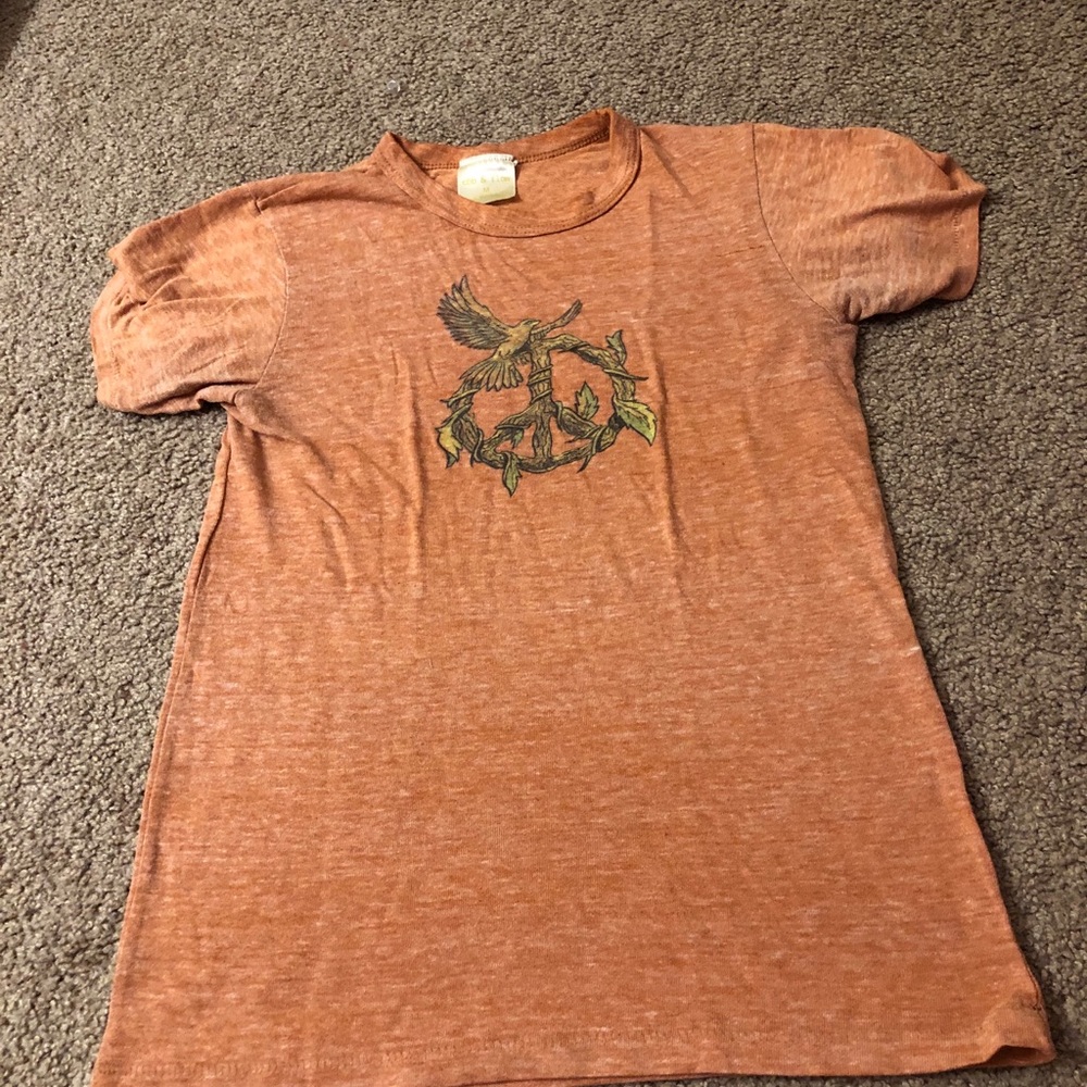 Orange tee shirt